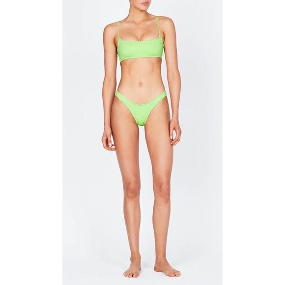 TRIANGL MICA - CHEEKY LIME SPARKLE SET WITH BAG NWT - Picture 1 of 6